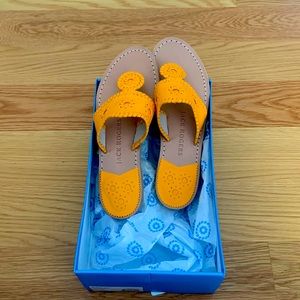 Never worn Jack Rogers jacks flat mango